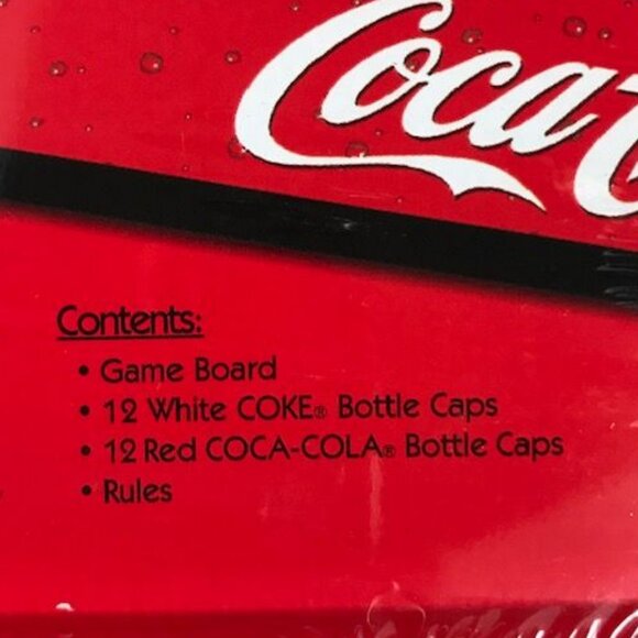 Vintage Coca-Cola Collector's Edition Checkers in Raised Logo Square Tin - Picture 11 of 12